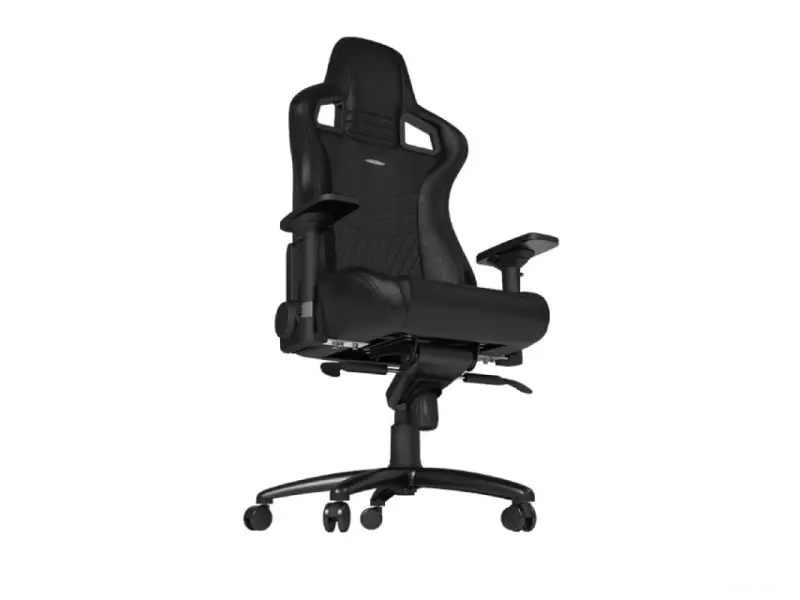 NOBLECHAIRS EPIC Real Leather Gaming stolica crna 