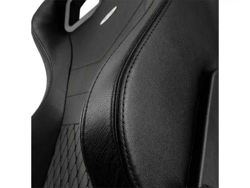 NOBLECHAIRS EPIC Real Leather Gaming stolica crna 