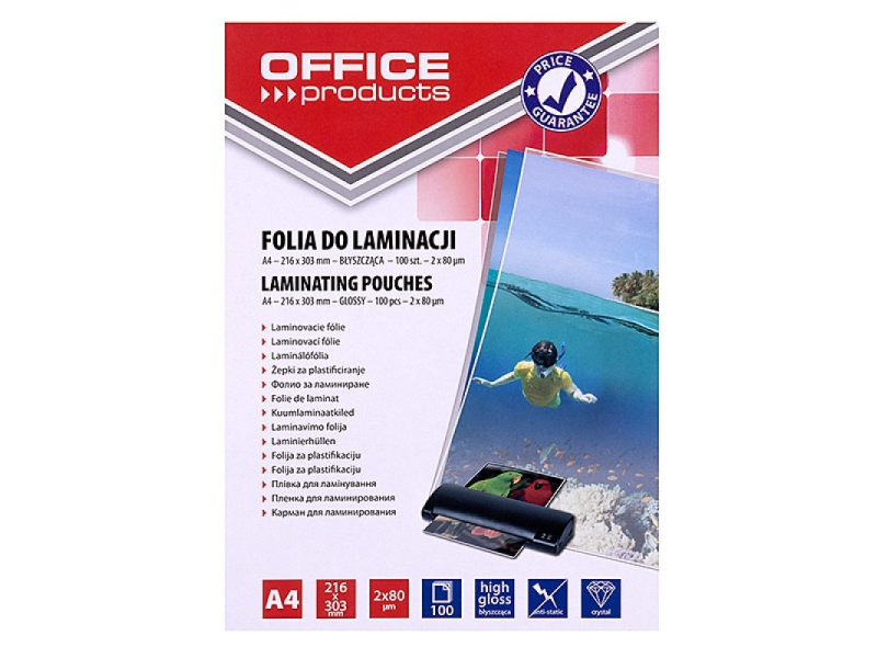 OFFICE PRODUCTS Folija za lami