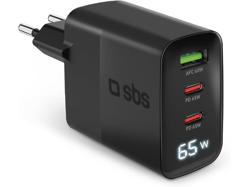 SBS TETRGANLCD1USB2C65K GAN punjac 65W sa LCD ekranom