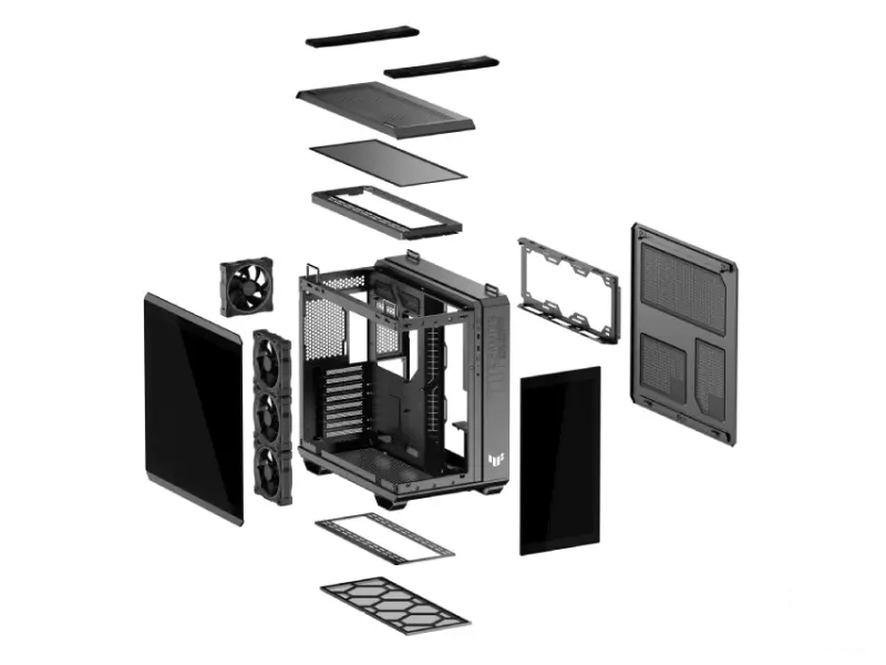 ASUS GT502 HORIZON TG ARGB BLACK TUF Gaming kućište crno 