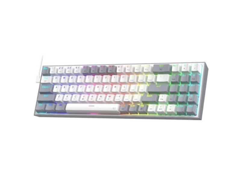 Redragon Tastatura Pollux K628-RGB Pro Wired/Wir Bijela