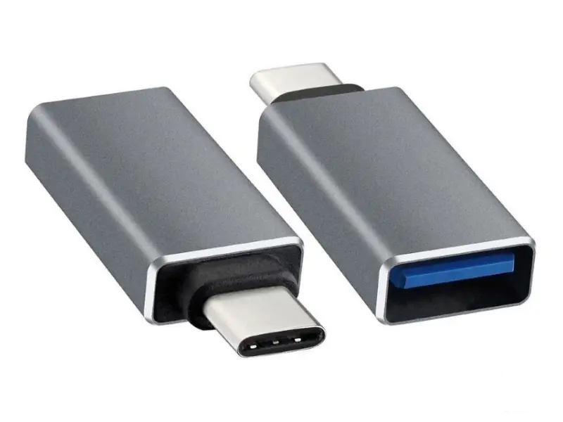 E-GREEN Adapter USB tip C - USB 3.0 M/F crni 