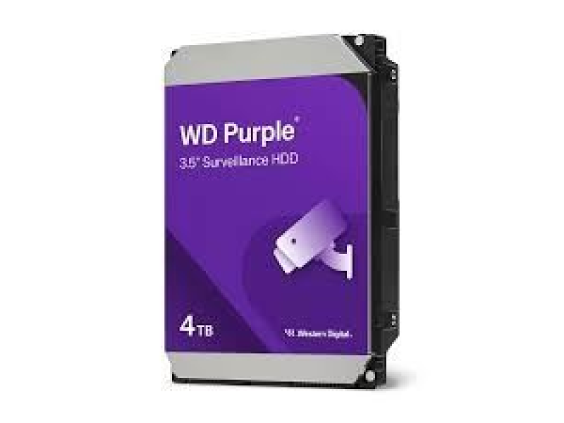 HDD Interni WD Purple Surveillance 4TB 3,5" SATA WD44PURZ