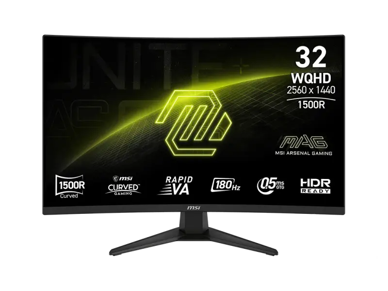 MSI 32 inča MAG 321CQF E18 WQHD 2560x1440 180Hz FreeSync zakrivljeni gaming monitor 