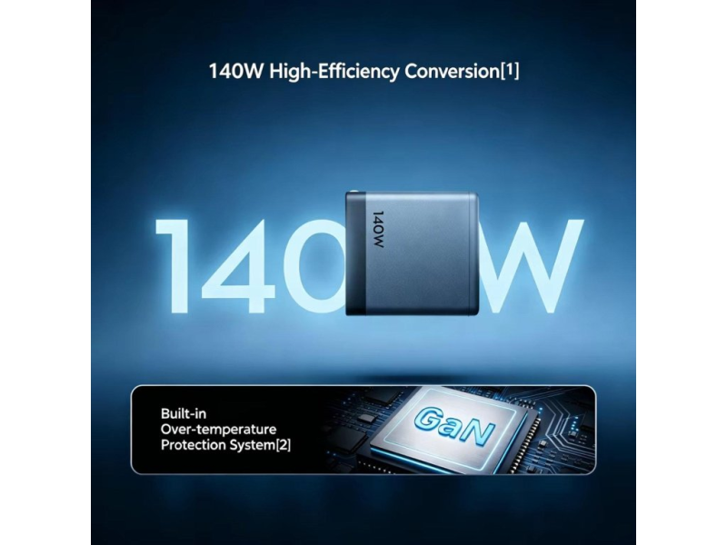 DJI Power 140W GaN Charging Combo (EU), 2* USB-C PD 3.1 ports, USB-A Port