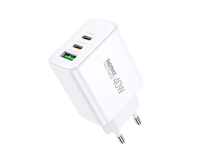 REMAX RP-U123 Punjač 40W+QC beli 