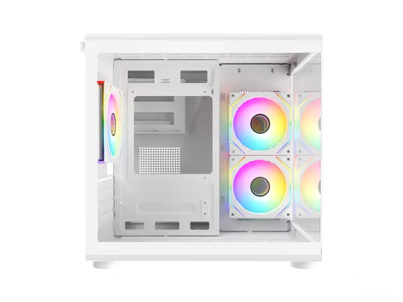Rampage CASE MINID V1 3x120mm ARGB 750W 80+ Bronze White