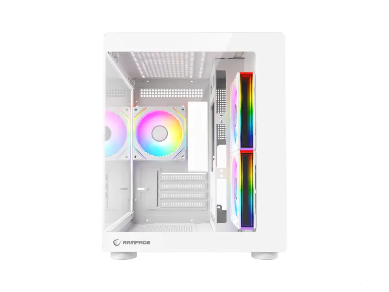 Rampage CASE MINID V1 3x120mm ARGB 750W 80+ Bronze White