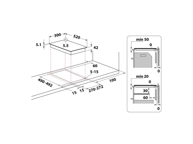 Whirlpool Ugradna ploča WRD6030B
