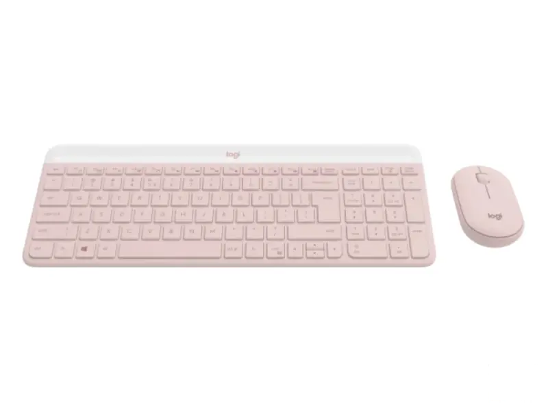 LOGITECH MK470 Wireless Desktop US Roze tastatura + miš 