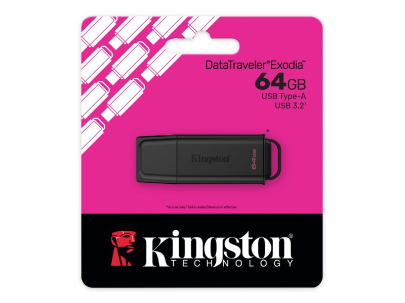KINGSTON USB DISK DataTraveler Exodia 64GB USB 3.2 Gen 1 USB-A