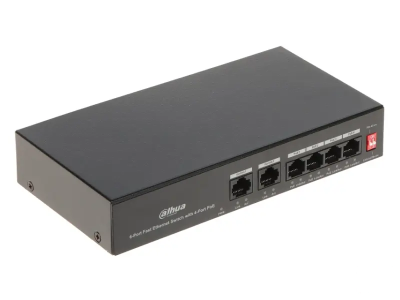 DAHUA PFS3006-4ET-36 6-Port Fast Ethernet Switch with 4-Port PoE 