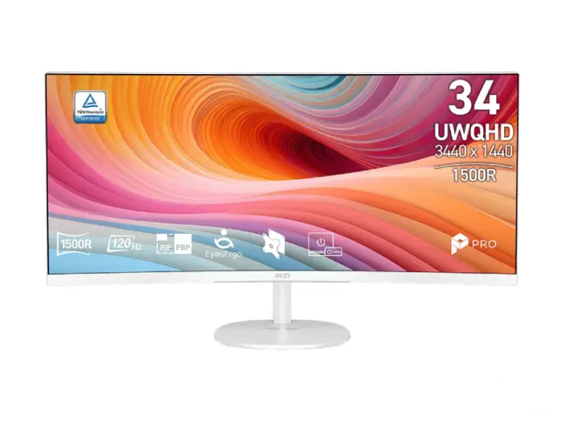 MSI 34 inča PRO MP341CQ E12 FHD 3440 x 1440 VA 100 Hz business monitor 