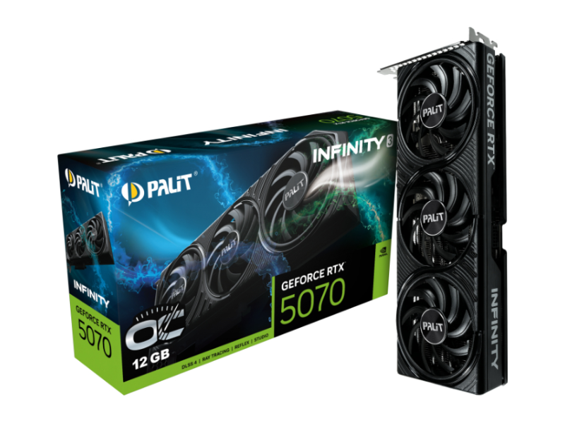 PALIT nVidia GeForce RTX 5070 12GB 192bit RTX5070 Infinity 3 OC 12GB