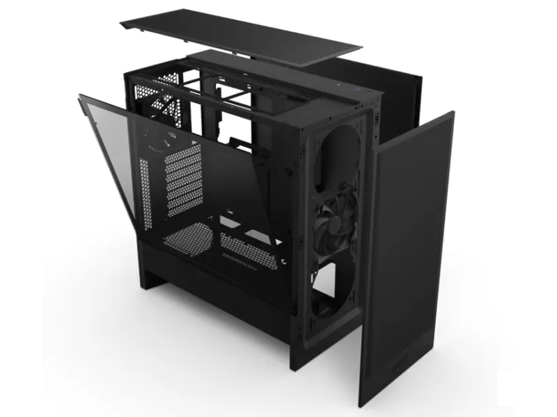 NZXT H5 Flow Gaming kućište crno (CC-H52FB-01) 