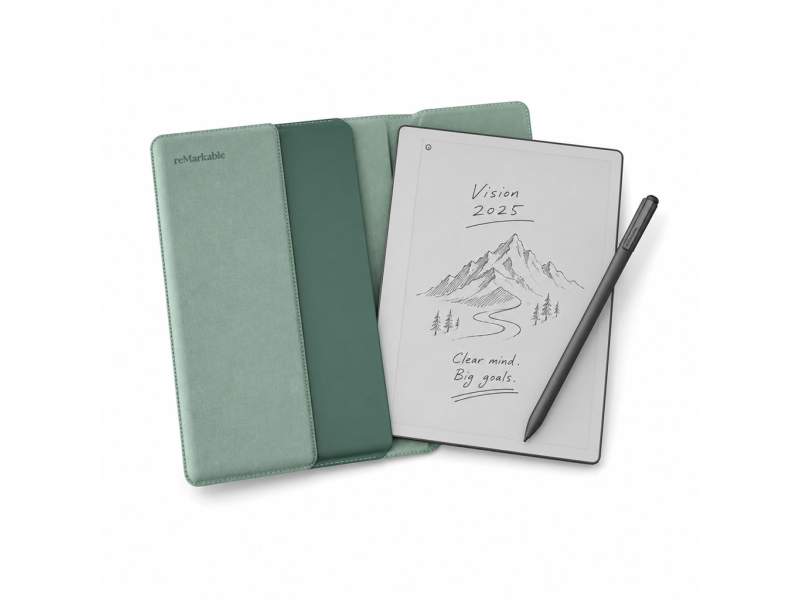 reMarkable Paper Pure +Marker Plus+Sleeve Folio Green