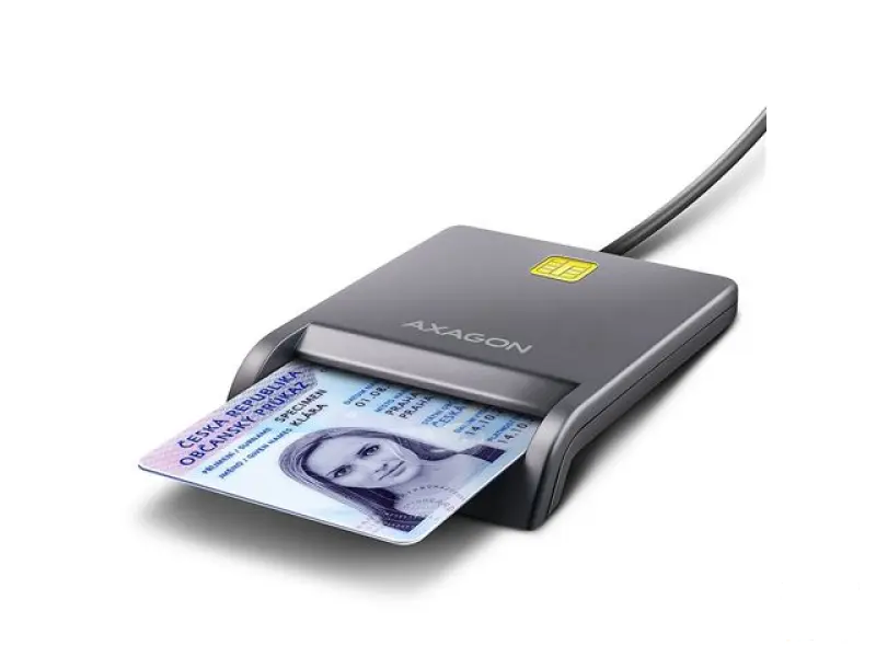 MEM CR USB 2.0 CRE-SM3T Smart Card FlatReader, AXA