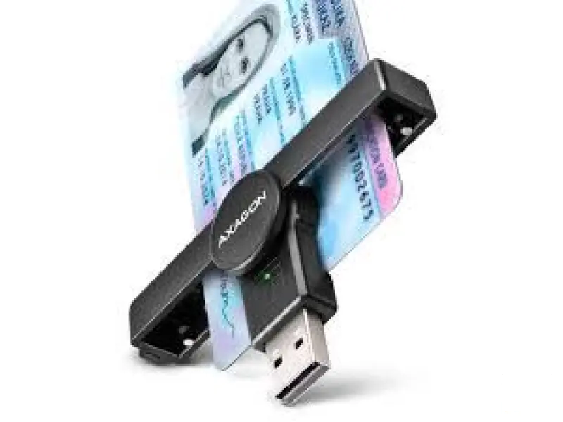 Čitač pametnih kartica AXAGON CRE-SMPA USB 2.0 Pocket Reader