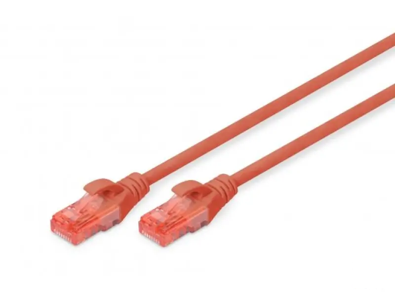 Digitus Kabl UTP patch CAT6 0.5m crveni