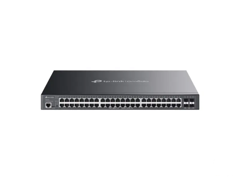 TP-LINK SG3452XP Omada 48-Porta Gigabit i 4-Porta 10GE SFP+ L2+ upravljiv Switch sa 48- Porta PoE+ 
