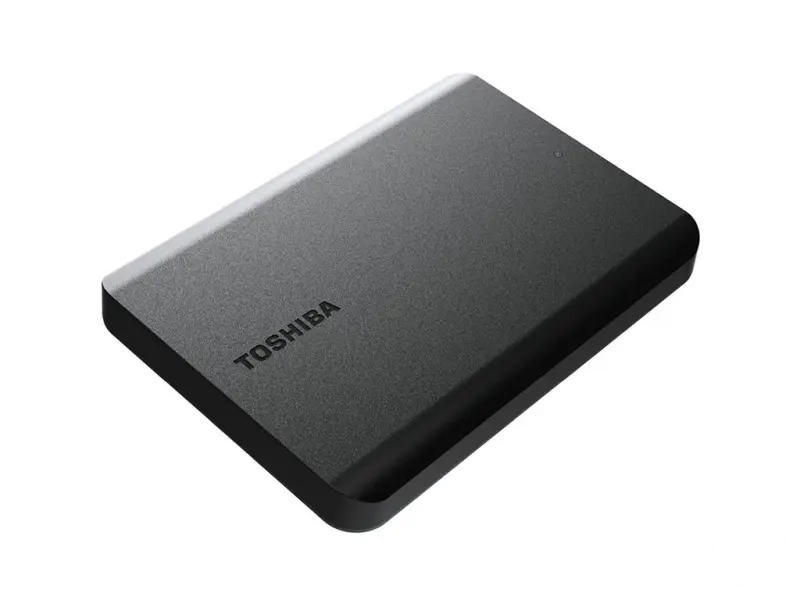 TOSHIBA Eksterni HDD 2TB, USB 3.2 Gen 1, 2.5" CANVIO Basics, Black, Matt finish
