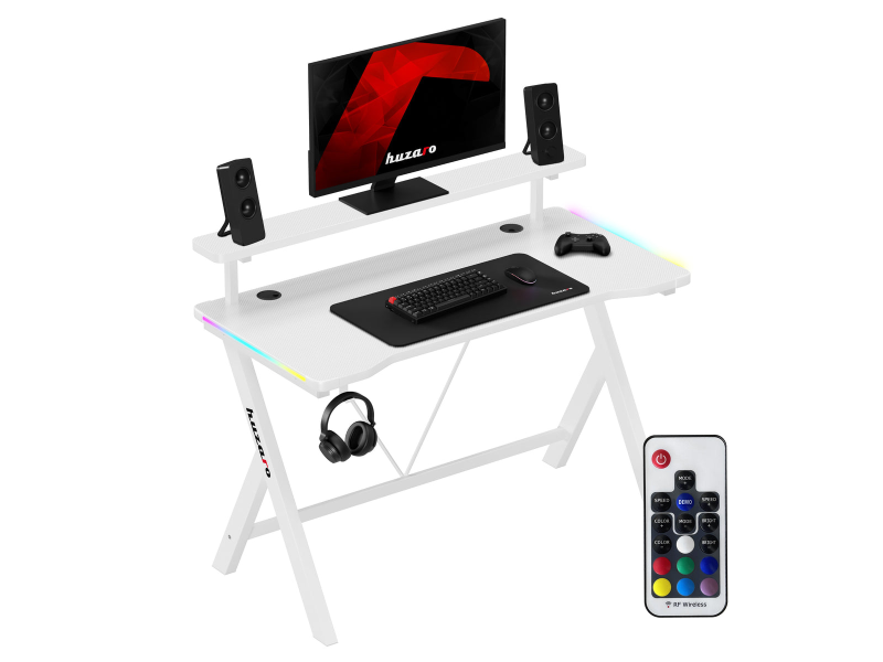 Huzaro Hero 1.9 RGB gaming sto bijeli