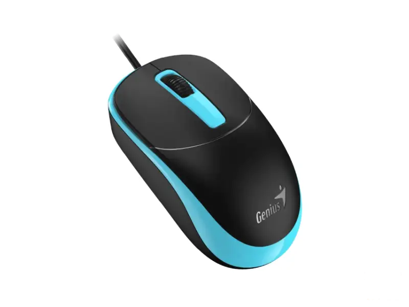 GENIUS DX-123 USB Optical crno-plavi miš 