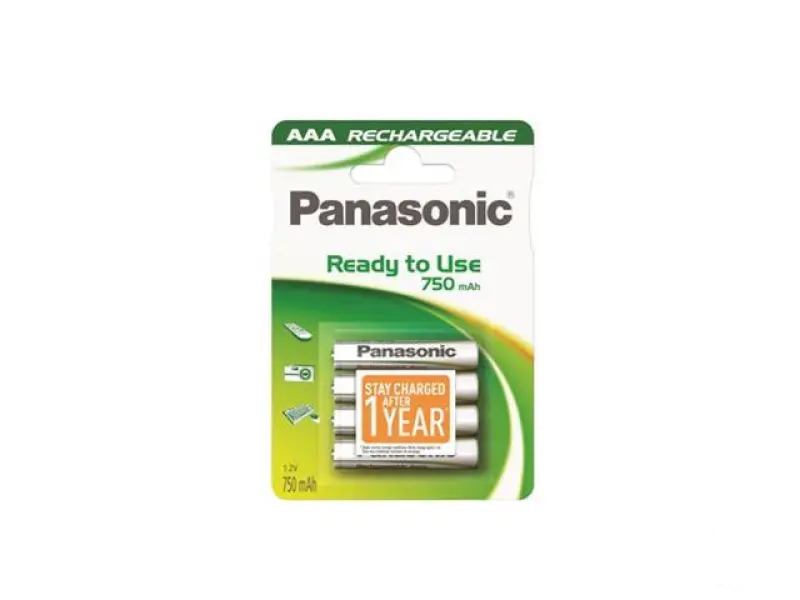 PANASONIC baterije HHR-4MVE/4BP, 750mAh, punj. Ready to use
