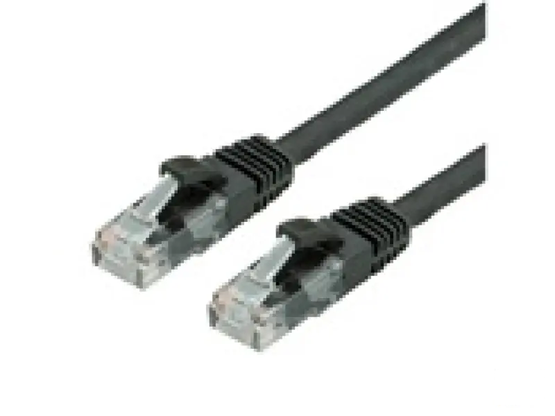 Rotronic 21.99.1055-100 VALUE Cat.6 (Class E) UTP kabl, U/UTP, 
halogen-free, LS0H, 3m, crni