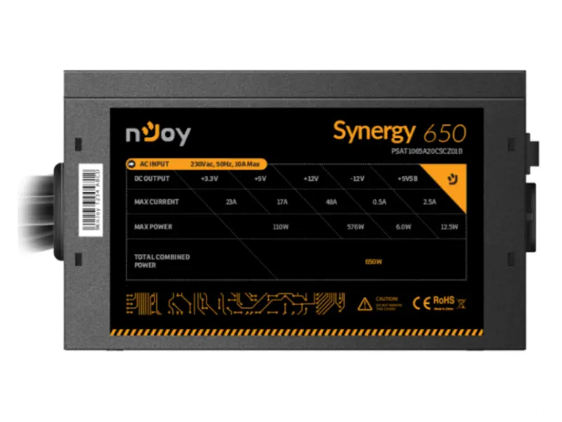 NJOY Synergy 650 650W napajanje BULK (PSAT1065A20CSCZ01B) 