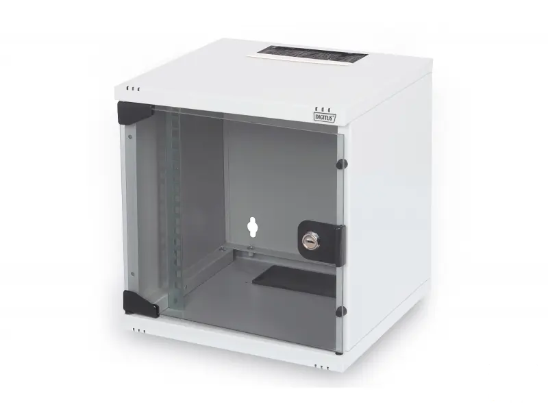 Digitus 6U network rack, 10", wall, 330x312x300 mm, sivi