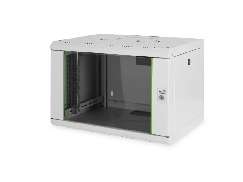 Digitus 7U wall mounting cabinet, 19"  Unique 420x600x450 mm, color grey (RAL 7035)