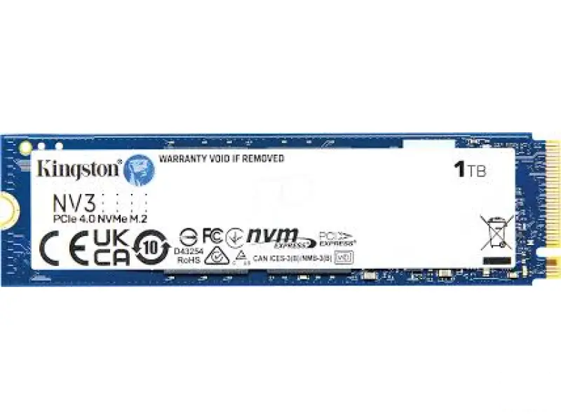 Kingston SSD 1TB m.2 NVMe SNV3s (r/w: 6000x4000 MBs)
