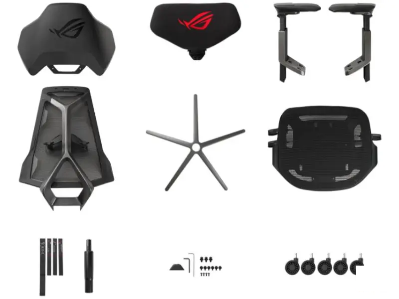 ASUS SL400 ROG DESTRIER Ergo Gaming stolica crna 