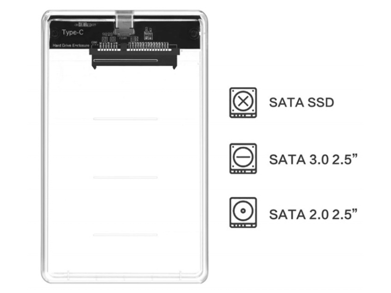 FAST ASIA Adapter TIP-C na SATA BOX (2,5 Incha)