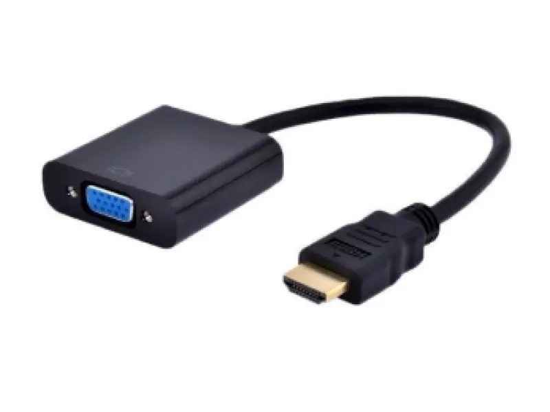 FAST ASIA Adapter-konvertor HDMI (M) - VGA (F) crni 