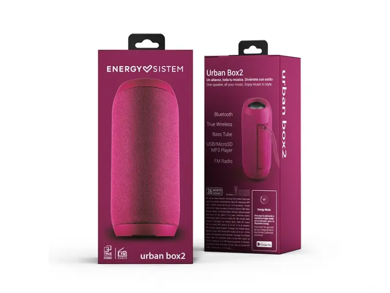 ENERGY SISTEM Urban Box 2 Magenta portable zvučnik roze (M44934) 
