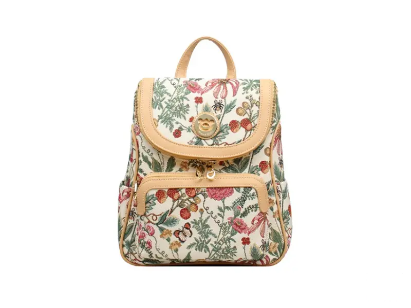 HENNEY BEAR H-1138 FLORAL SUMMER BEIGE Ranac 