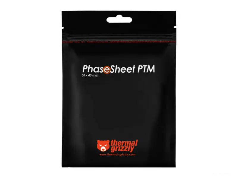 THERMAL GRIZZLY TG PhaseSheet PTM - 50x 40x 0,2mm termal pad (TG-PS-50-40) 