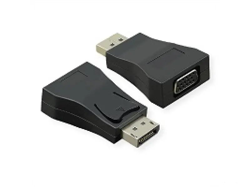 Rotronic 12.99.3156-10 VALUE DP - VGA adapter, M/F, rezolucija ( 1920 x 1080 / 1920 x 1200 @60Hz , 2K, Full HD ), crni