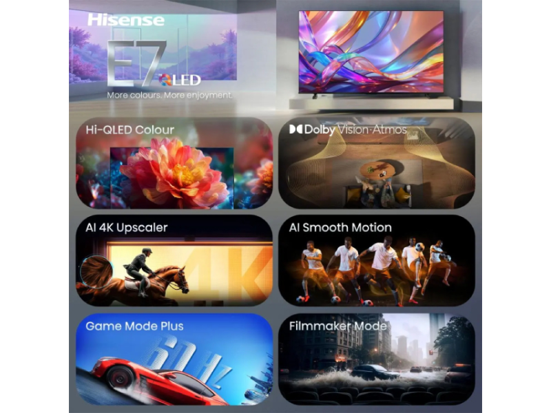 HISENSE 43 inča 43E7S Hi-QLED 4K UHD Smart TV