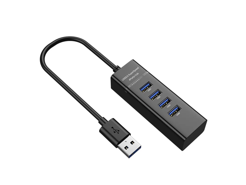 FAST ASIA USB HUB 4 Port 3.0 HY-SPEED 303 crni 
