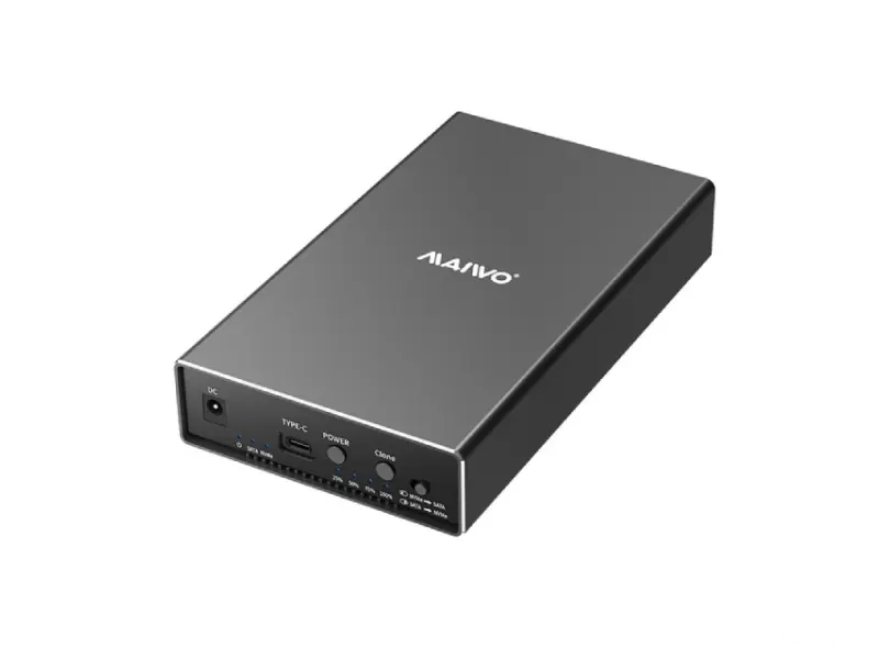 MAIWO Klon Kućište USB 3.2 Gen2 10Gbps HDD/SSD za 3,5 inča/2,5 inča HDD i NVMe SSD, K3527N 
