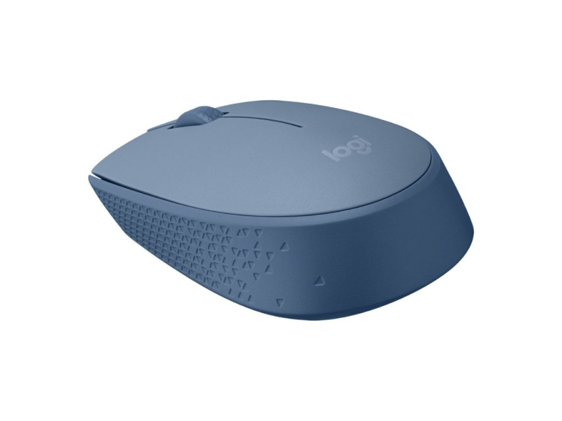 LOGITECH M171 Portable Wireless Mouse, 2.4 Ghz, 1000 dpi, 1 x AA Battery, 10 m, Blue/Grey