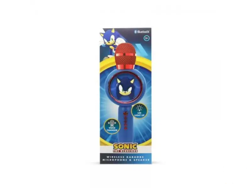 OTL PopSing LED KARAOKE MICROPHONE SONIC THE HEDGEHOG