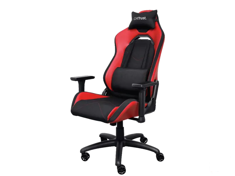 TRUST GXT 714R RUYA Comfortable Gaming Chair, Gas lift class 4, Max. weight 150 kg, RED