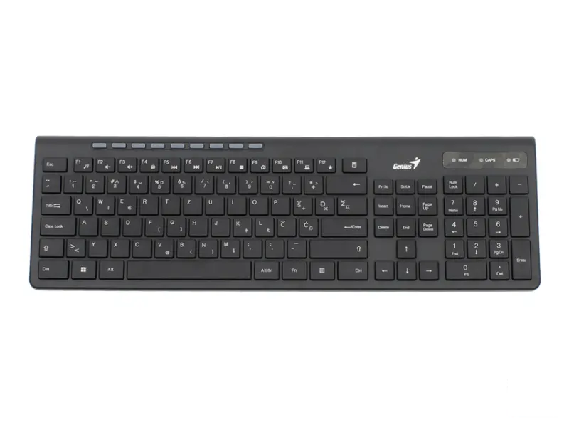 GENIUS SlimStar 7230 USB YU wireless crna tastatura 