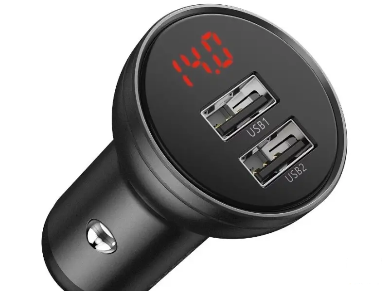 Baseus auto punjac USB 4.8A Car Charger 24W Grey