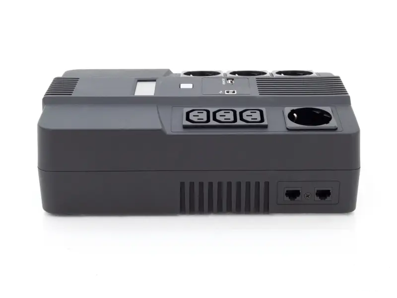 Digitus UPS All-in-One 600VA/360W, LED 12V/7Ah x1, 4x CEE 7/7,3x IEC C13, USB, RJ45